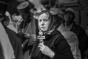 Christian pilgrims in Jerusalem