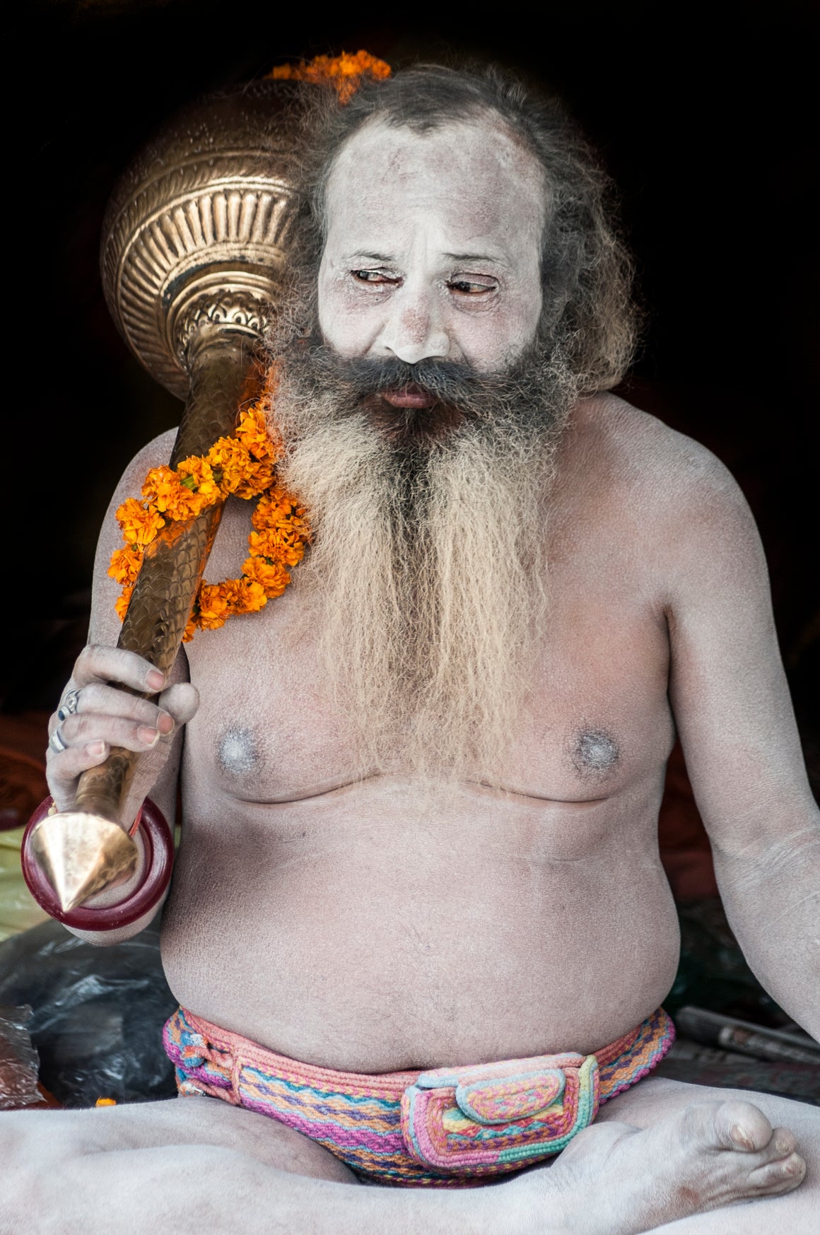 Naga sadhu at Kumbh Mela