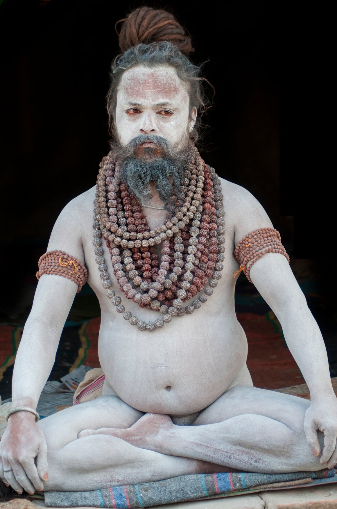 Naga sadhu at Kumbh Mela