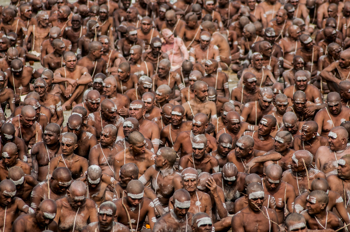 Naga sadhu at Kumbh Mela