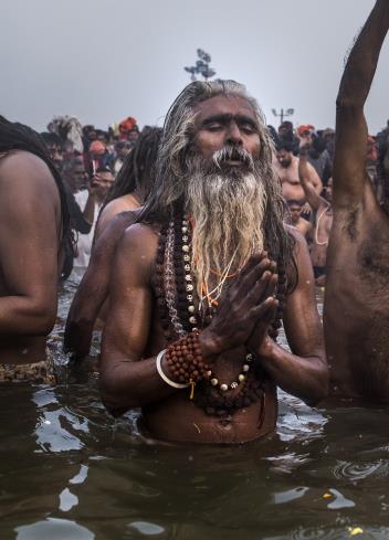 Praying to Shiva