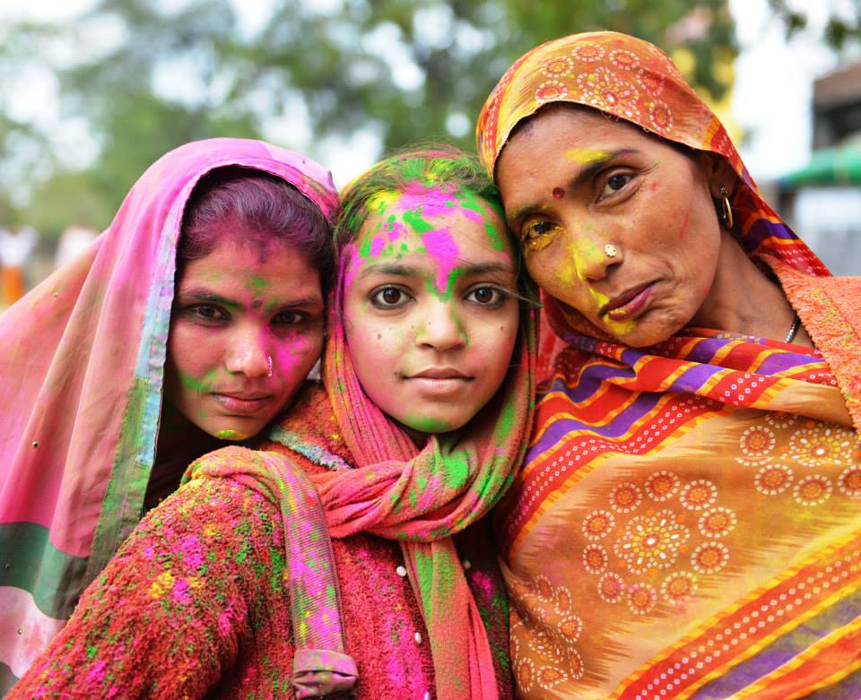 Colorful family